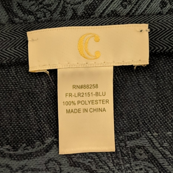 Large Blue Scarf - Picture 3 of 3